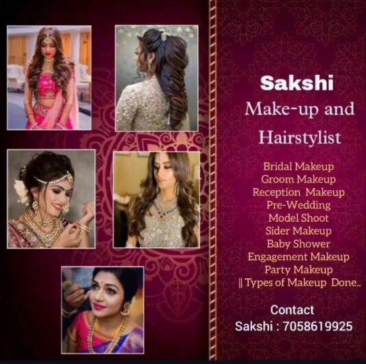 Sakshi  Make-up and Hairstylist